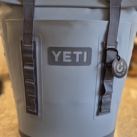 YETI Hopper M12 Backpack Cooler In Light Blue - Picture 2 of 13